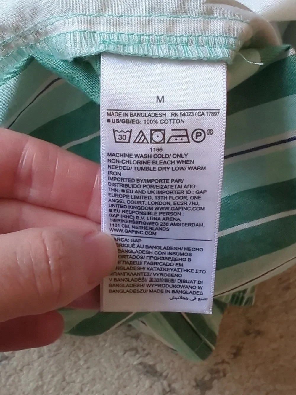 Gap Factory Big Shirt and Shorts Matching Set - Picture 6 of 6